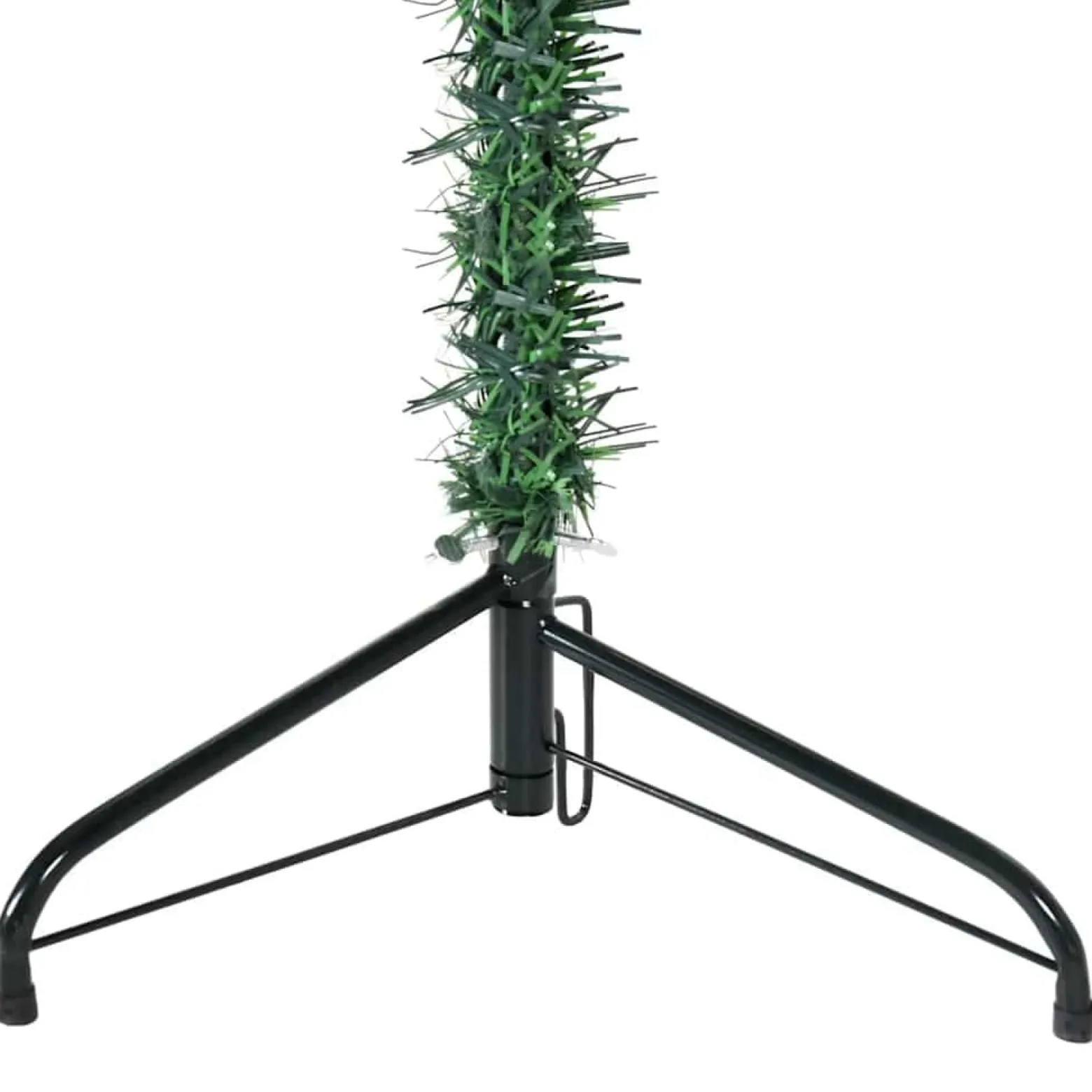Sztuczna choinka połówka Zielony 120 cm vidaXL