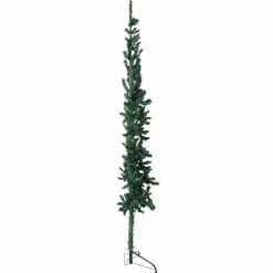 Sztuczna choinka połówka Zielony 240 cm vidaXL