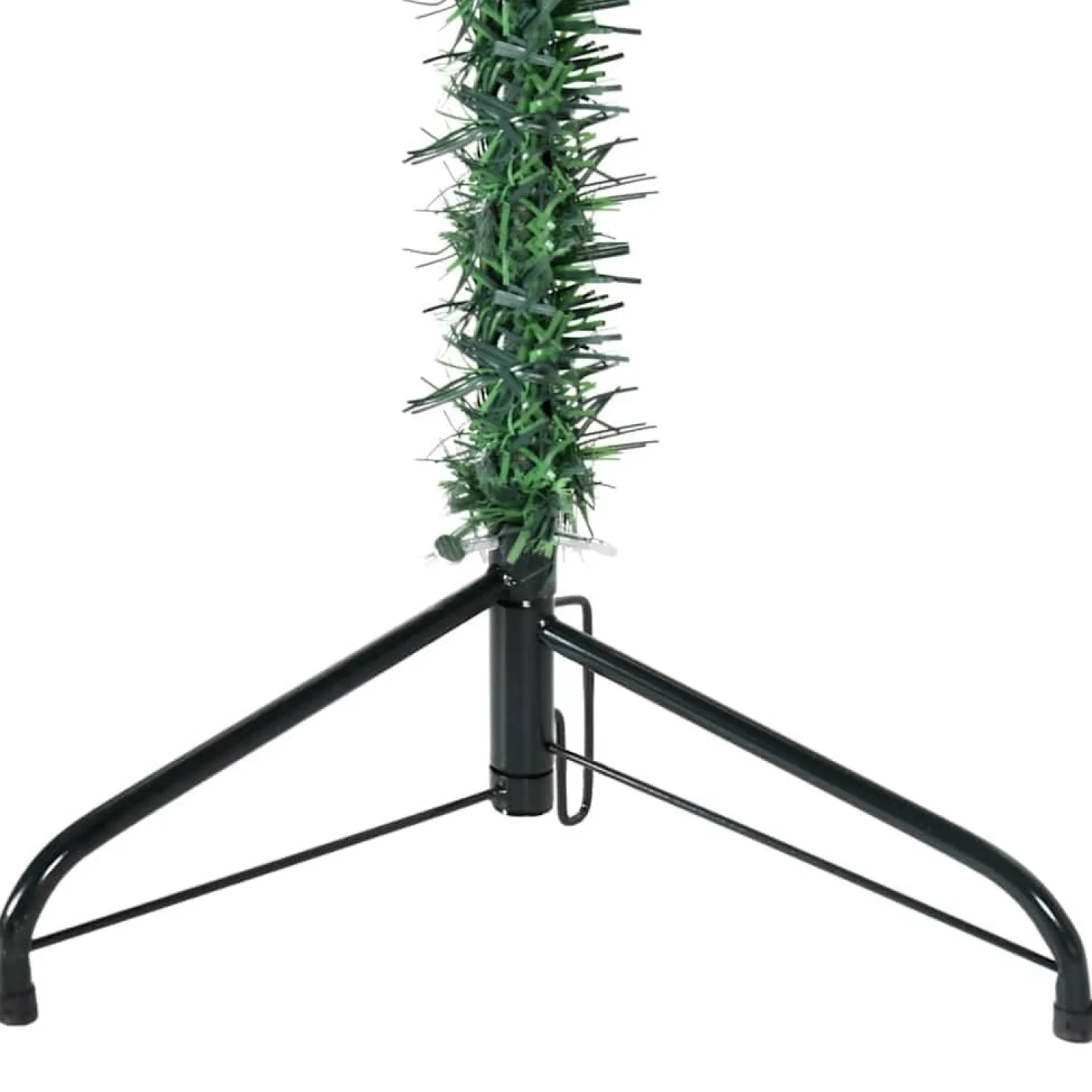 Sztuczna choinka połówka Zielony 240 cm vidaXL