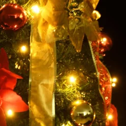 Sztuczna choinka typu pop-up 50 LED zielona 120 cm
