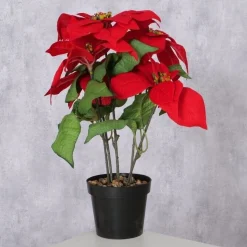 Sztuczna gwiazda betlejemska w doniczce 40 cm