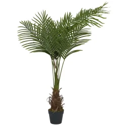 Sztuczna roślina PALMA 120 cm bujne liście soczysta zieleń