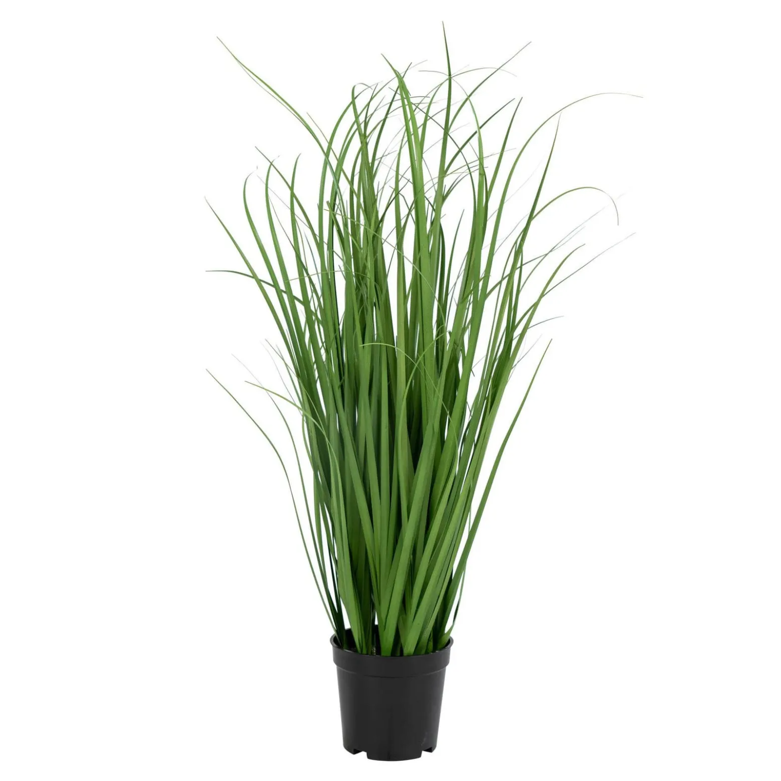 Sztuczna trawa w czarnej donicy 68 cm realistyczne źdźbła