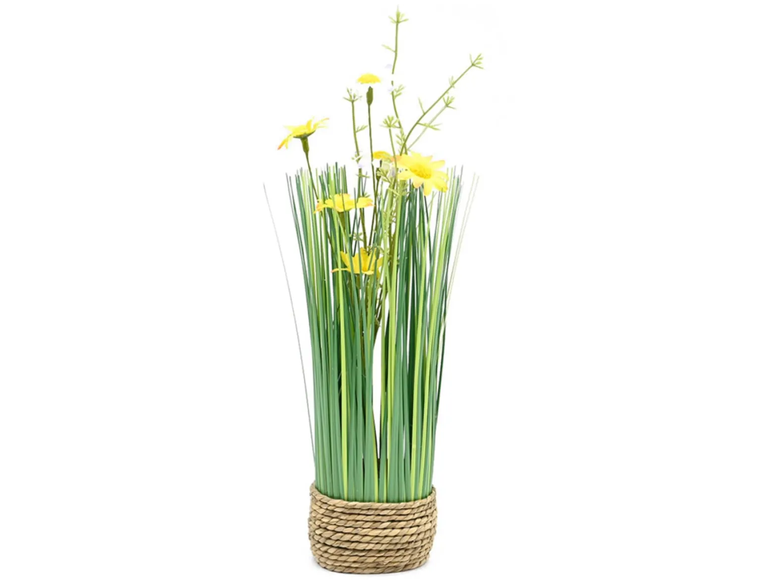 Sztuczna trawa z kwiatami 34 cm mix wzorów