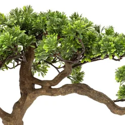 Sztuczne drzewko Bonsai 45 cm w szarej ceramicznej donicy