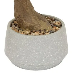 Sztuczne drzewko Bonsai 45 cm w szarej ceramicznej donicy