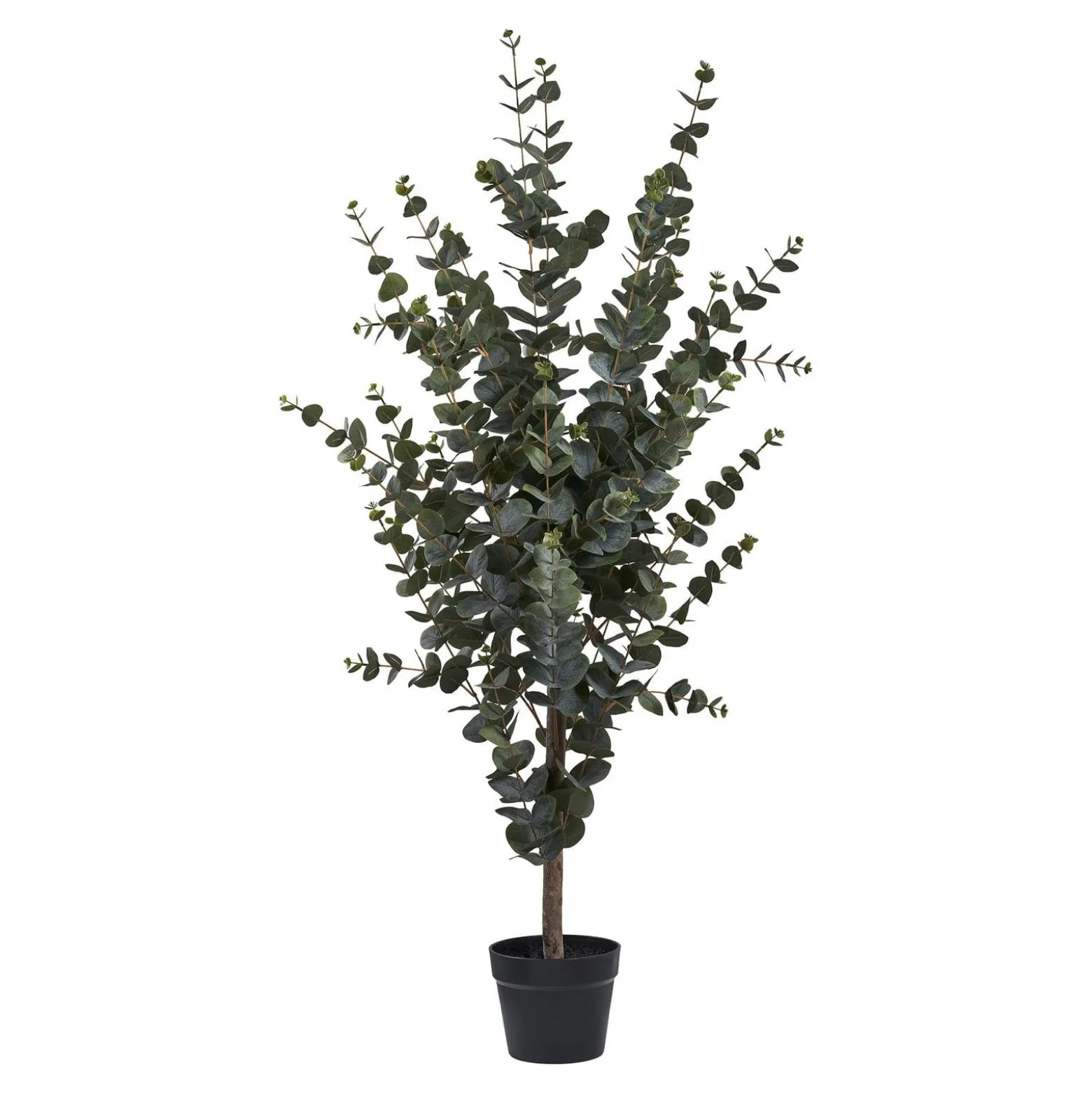 Sztuczne DRZEWKO EUKALIPTUS 120 cm w donicy z cementu