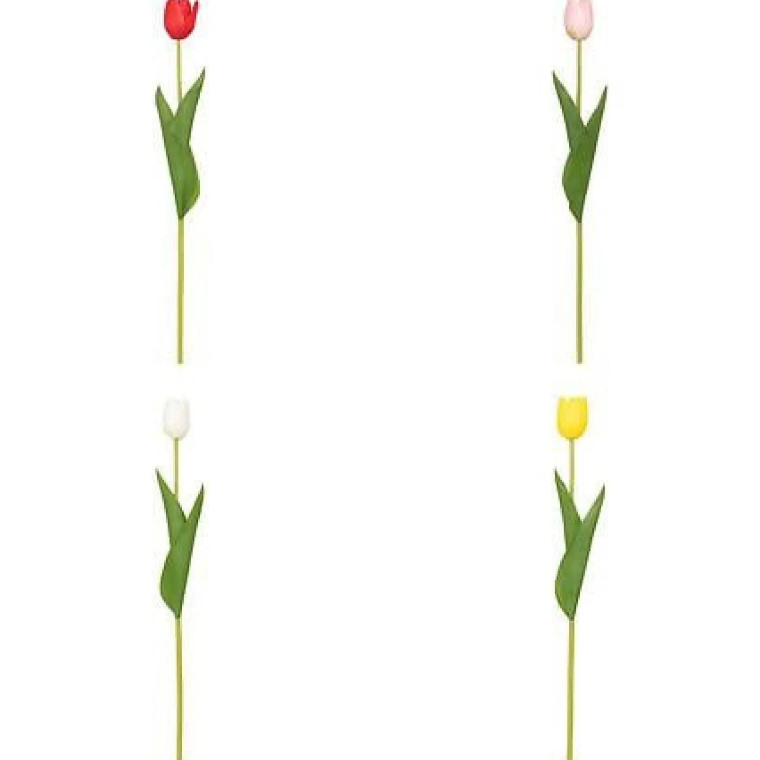 Sztuczny kwiat TULIPAN RÓŻOWY 48 cm wysokości z tworzywa