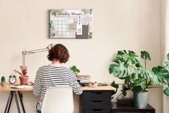 Tablica korkowa 60x40 cm organizer + pinezki Planer
