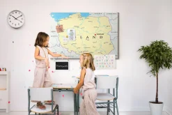 Tablica korkowa z nadrukiem dekoracyjna + pinezki Polska
