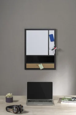 Tablica Magnetyczna Korkowa Combo Spacetronik 45x60 Uchwyt