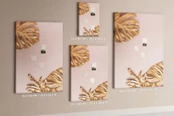 Tablica korkowa do biura nadruk Góry Stay Wild + pinezki