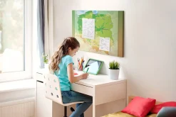Tablica korkowa 100x70 cm dekoracyjna + pinezki Planer