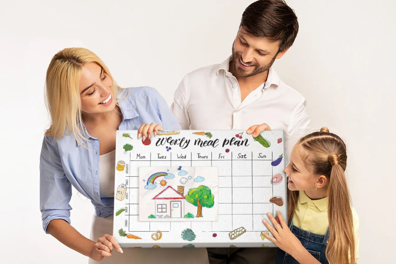 Tablica korkowa z nadrukiem planer + pinezki Organizer