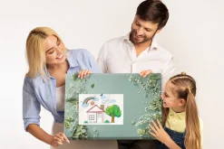 Tablica korkowa z nadrukiem planer + pinezki Organizer