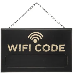 Tablica kredowa czarna WIFI CODE, 35 x 22 cm