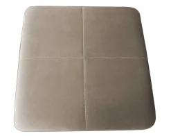 Taboret SOLID tkanina Welur stelaż metalowy STOŁEK LOFT