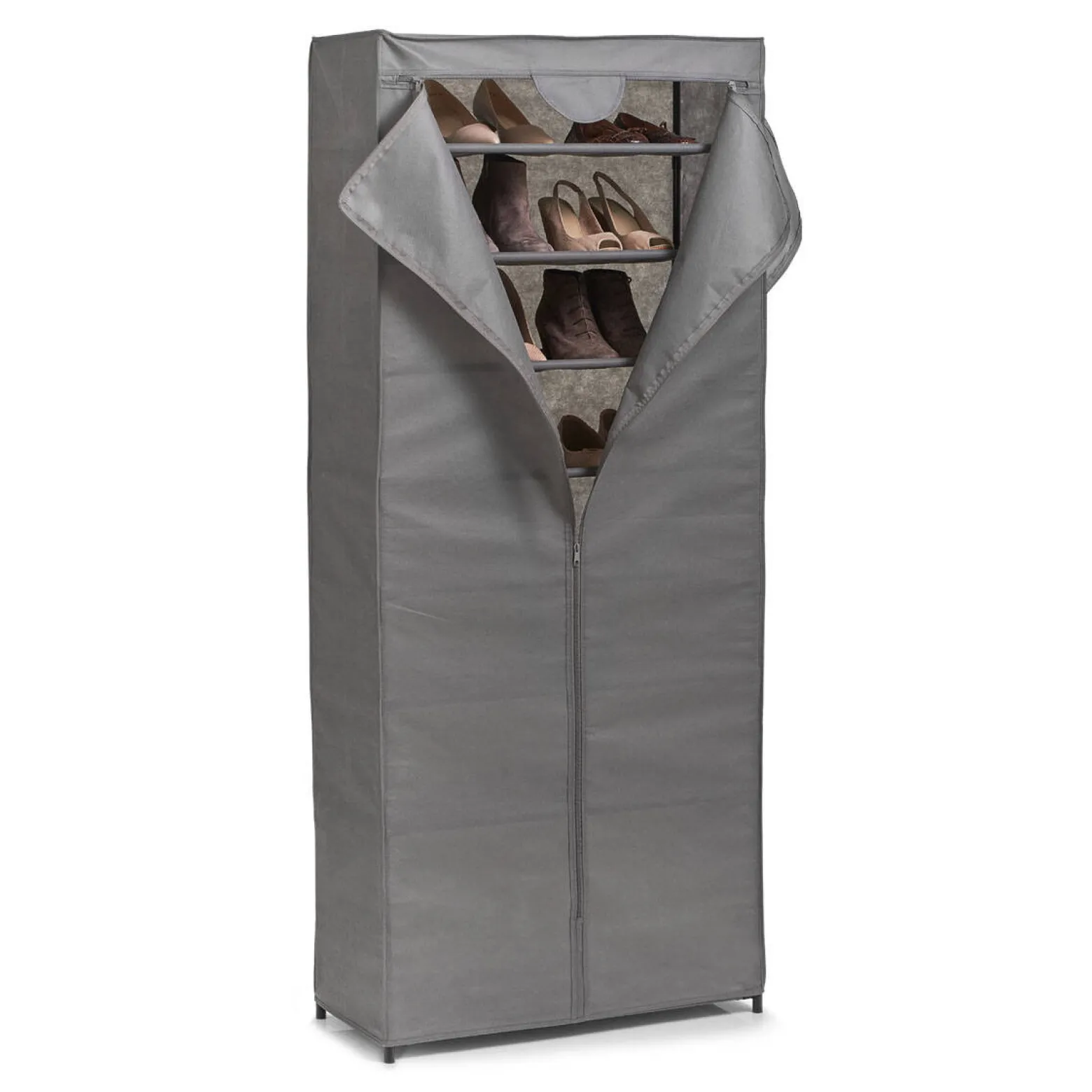 Tekstylna szafka na buty, 66 x 30 x 156 cm