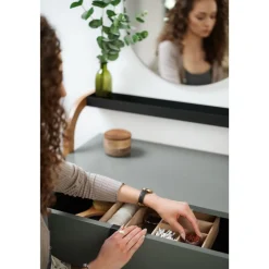 Toaletka łazienkowa MOSS 70 cm jasno szara półmat