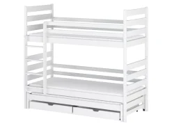 TOMI 80x160 białe łóżko piętrowe Lano Meble