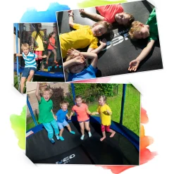 Trampolina ogrodowa z siatką zewn. Neo-Sport 140cm 4,5ft