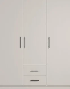 Trzydrzwiowa szafa uchylna 150 cm kaszmir SEVAS