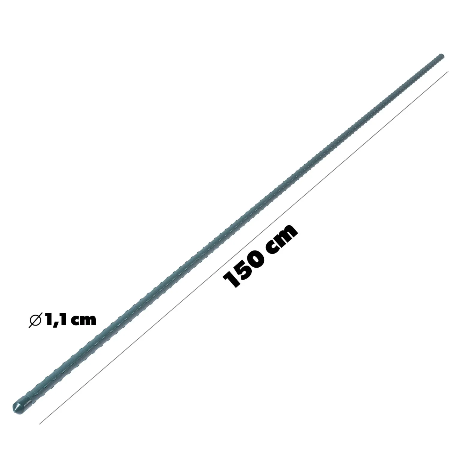 Tyczka Podpórka Roślin Stal Powlekana 150cm 5szt