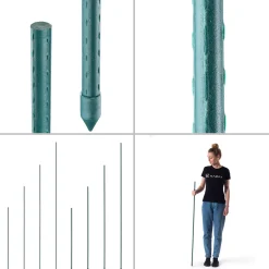 Tyczka Podpórka Roślin Stal Powlekana 120cm 10szt