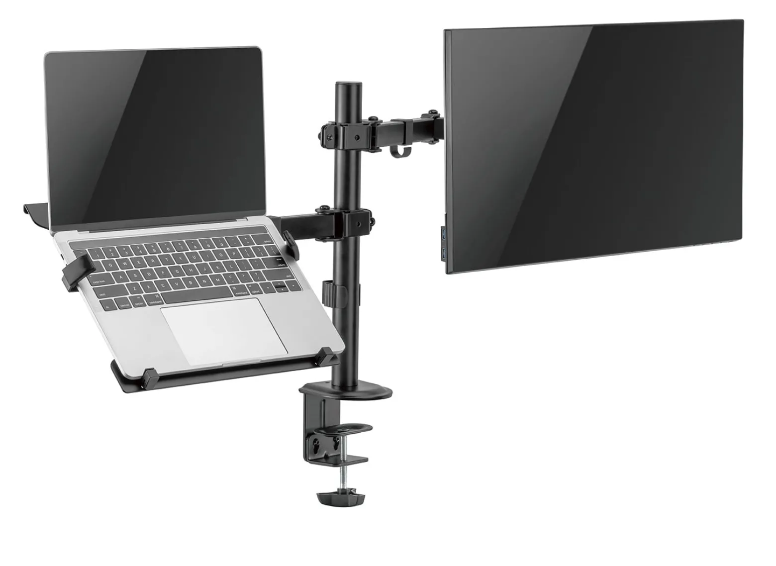 Uchwyt na monitor i laptop regulowany Spacetronik SPA-121
