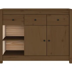 VidaXL Komoda miodowy brąz 100x35x74 cm