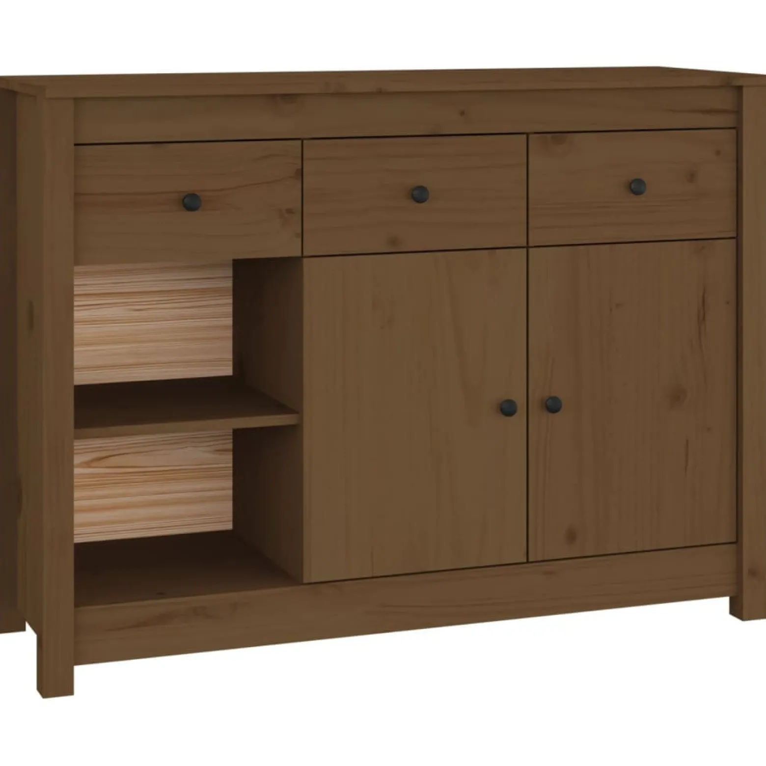 VidaXL Komoda miodowy brąz 100x35x74 cm