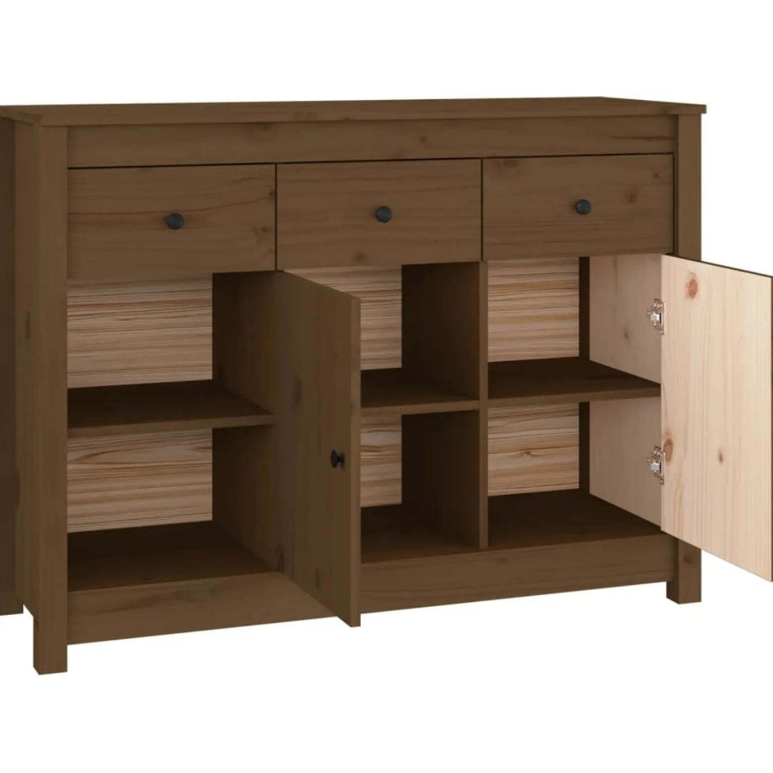 VidaXL Komoda miodowy brąz 100x35x74 cm