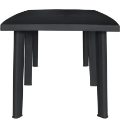 VidaXL Zestaw mebli ogrodowych Antracyt Z tworzywa