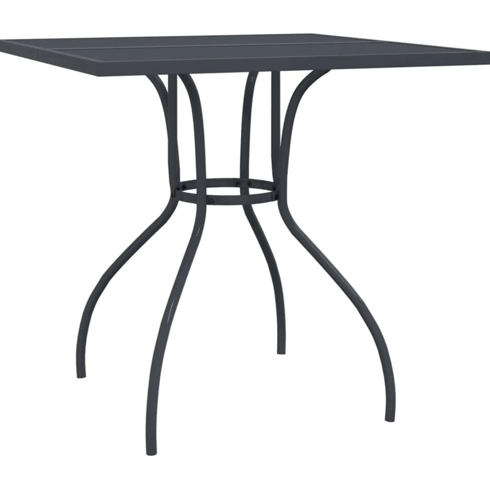VidaXL Antracyt 80 x 80 x 72.5 cm Stal