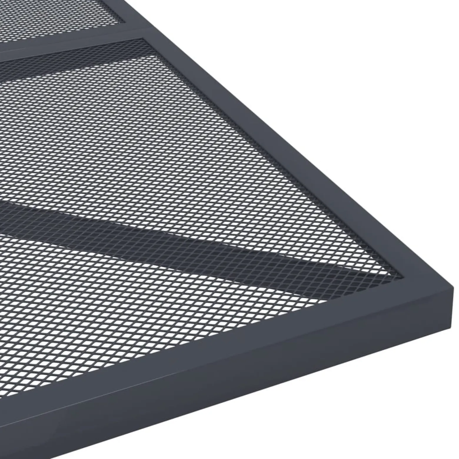 VidaXL Antracyt 80 x 80 x 72.5 cm Stal
