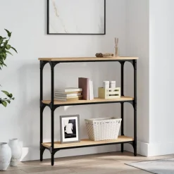 VidaXL Brąz 75 x 22.5 x 75 cm Materiał drewnopochodny