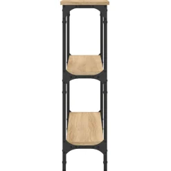 VidaXL Brąz 75 x 22.5 x 75 cm Materiał drewnopochodny
