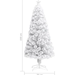 VidaXL Choinka Biały 150 x 70 cm