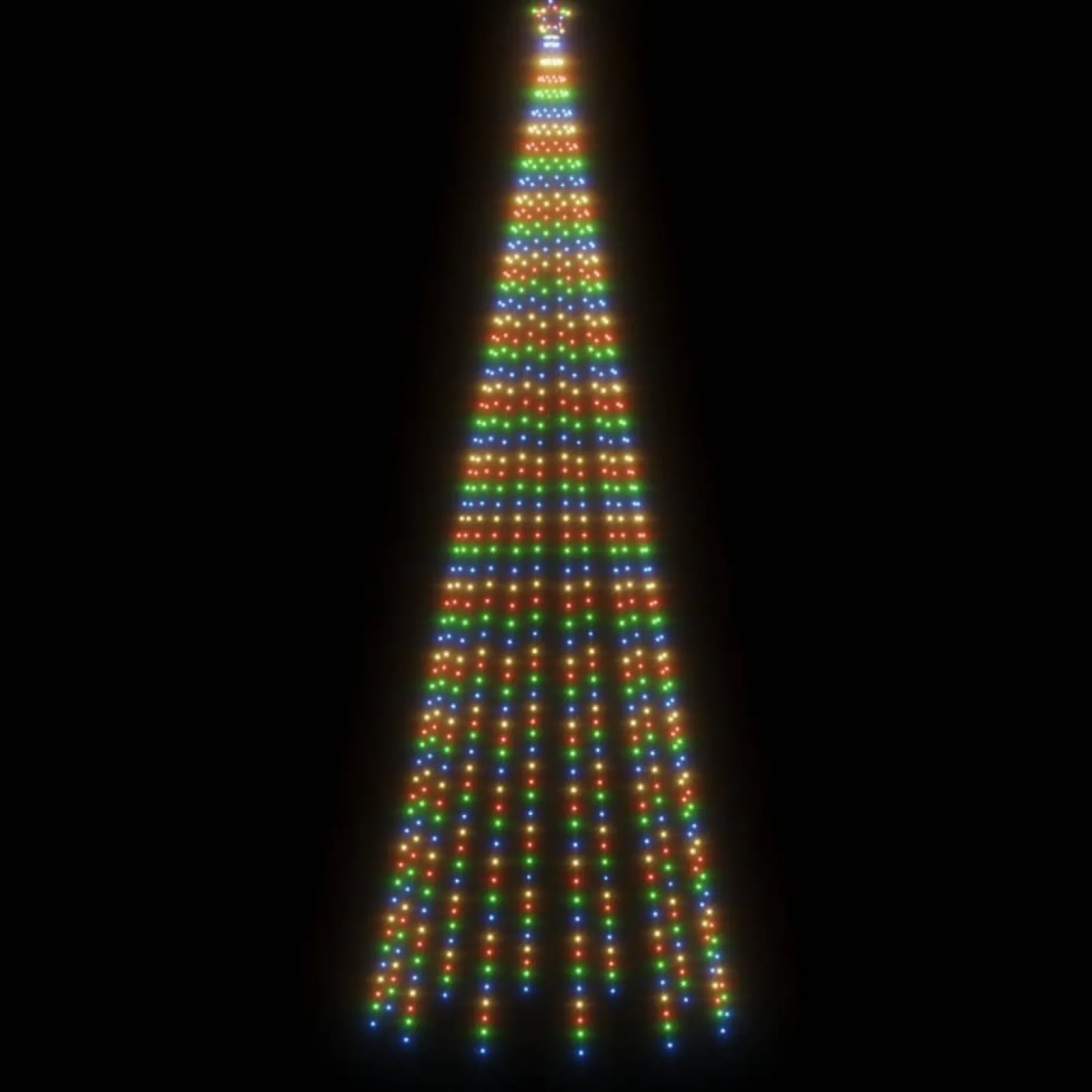 VidaXL choinka stożkowa Wielokolorowe 500 x 160 cm
