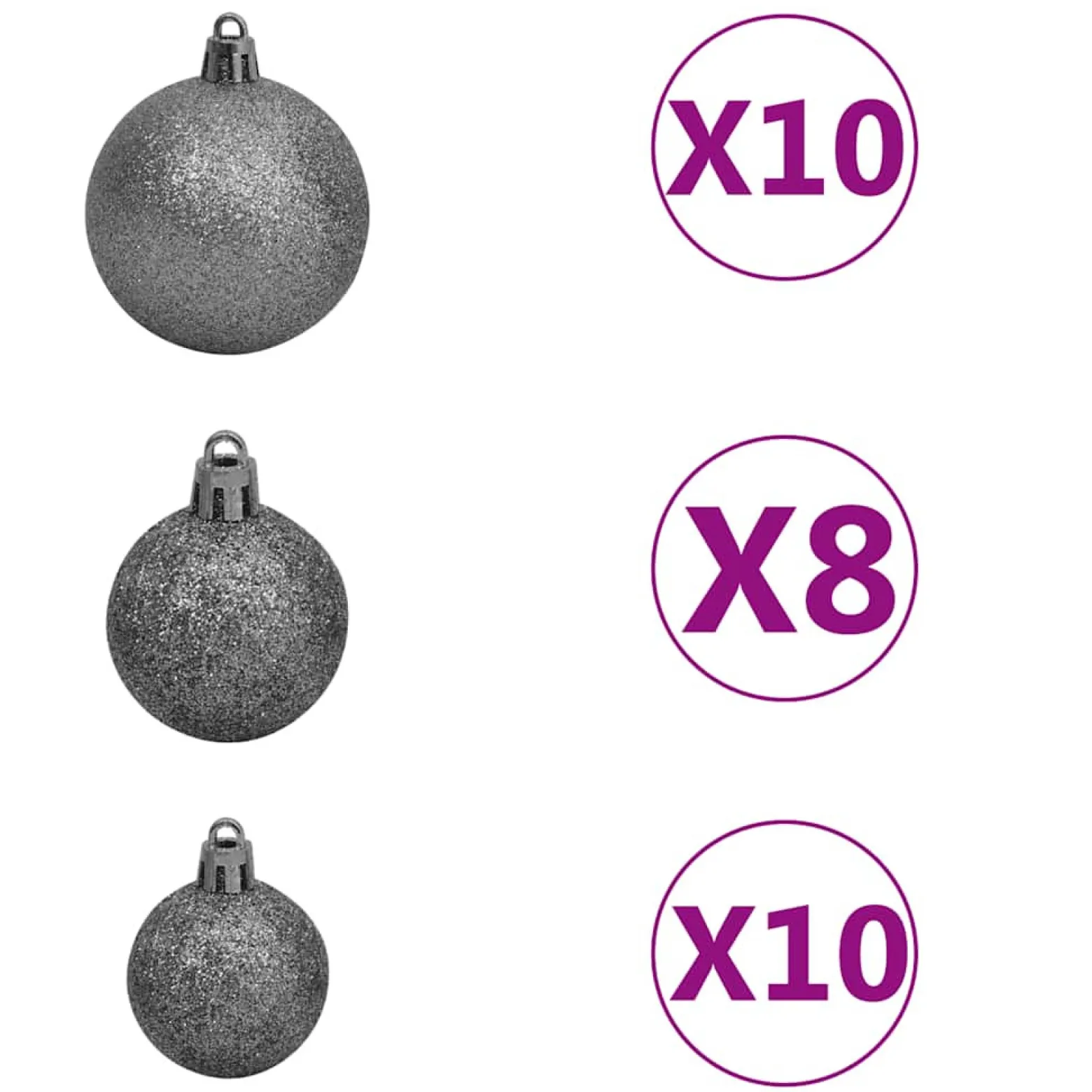VidaXL Choinka Zielony 210 x 119 cm