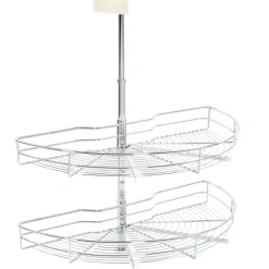 VidaXL Kosz druciany Srebrny 75 x 38 x 80 cm Metal