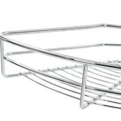 VidaXL Kosz druciany Srebrny 75 x 38 x 80 cm Metal