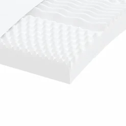 VidaXL Materace piankowe 2 szt. białe 100x200 cm