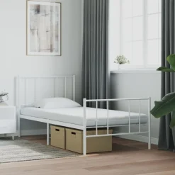 VidaXL Materace piankowe 2 szt. białe 100x200 cm