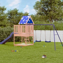 VidaXL ogrodowy plac zabaw Brąz Drewno daglezjowe
