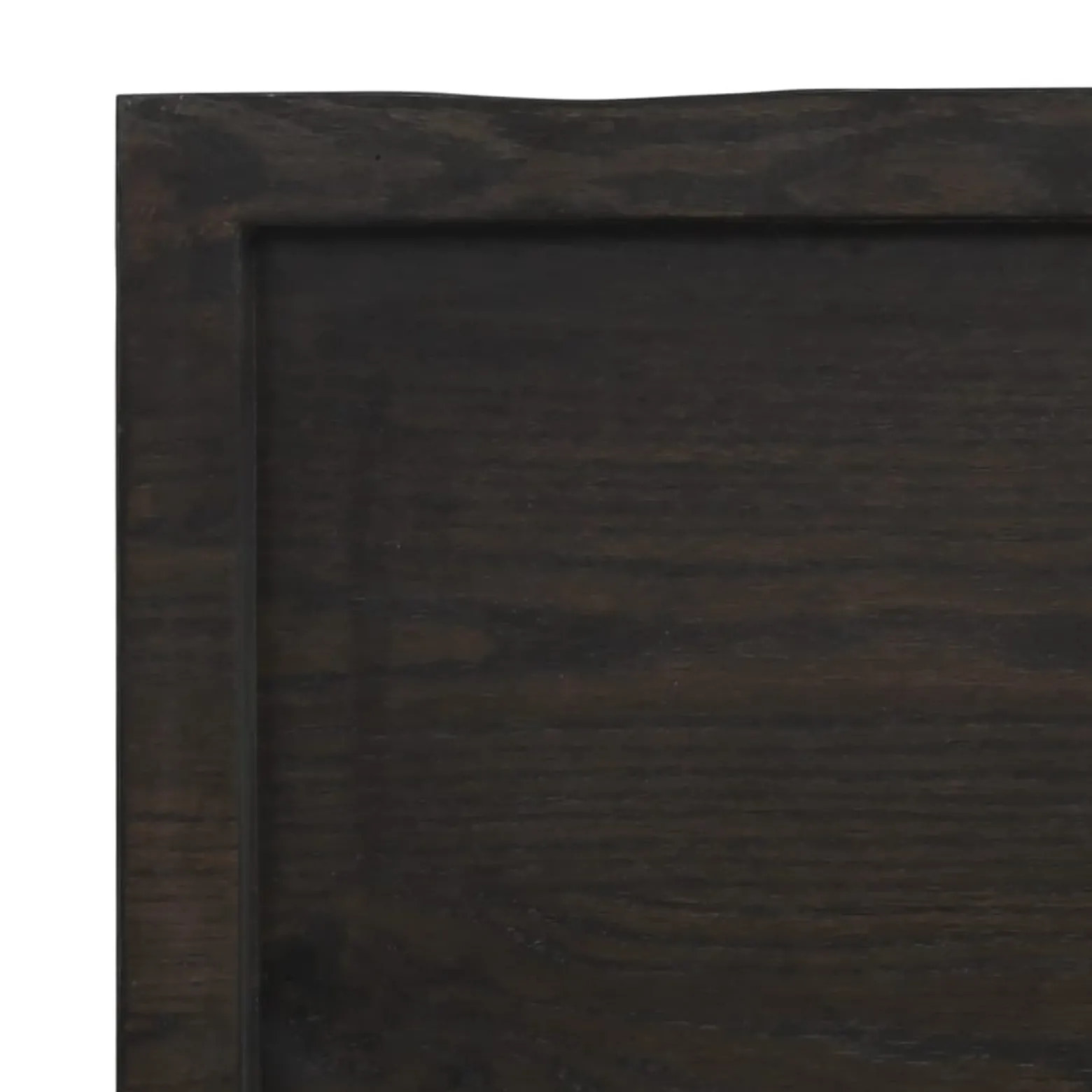 VidaXL Półka ciemnobrązowa 80x60x(2-4) cm