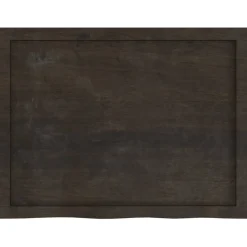 VidaXL Półka ciemnobrązowa 80x60x(2-4) cm