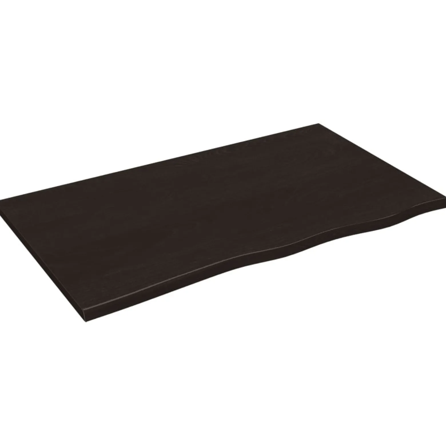 VidaXL Półka ciemnobrązowa 100x60x2 cm wykończone
