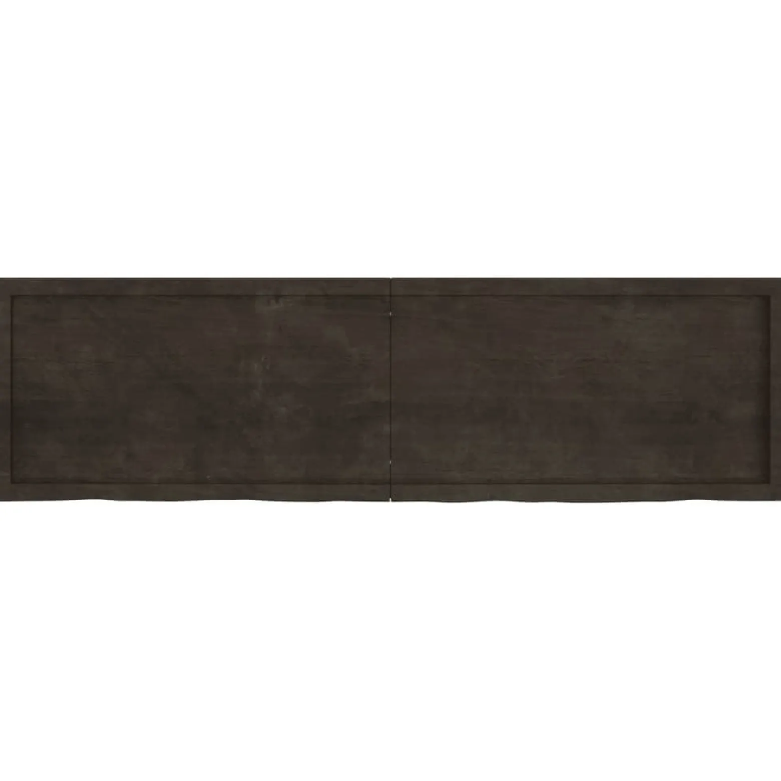VidaXL Półka ciemnobrązowa 180x50x(2-6) cm wykończone