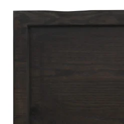 VidaXL Półka ciemnobrązowa 180x50x(2-6) cm wykończone